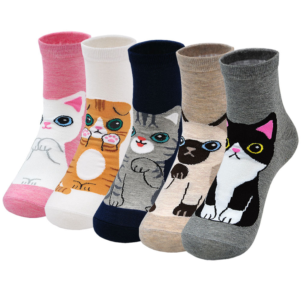 LOFIR 81955-MX-5 pack cat socks