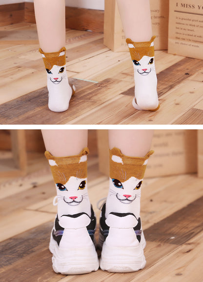 LOFIR 82707-MX-5 pack cat socks