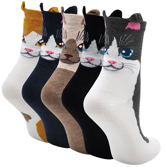 LOFIR 82707-MX-5 pack cat socks