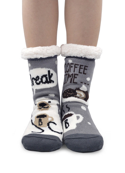 LOFIR 88218-LGY bear-1 pack funny socks