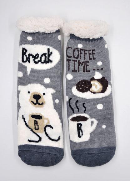 LOFIR 88218-LGY bear-1 pack funny socks