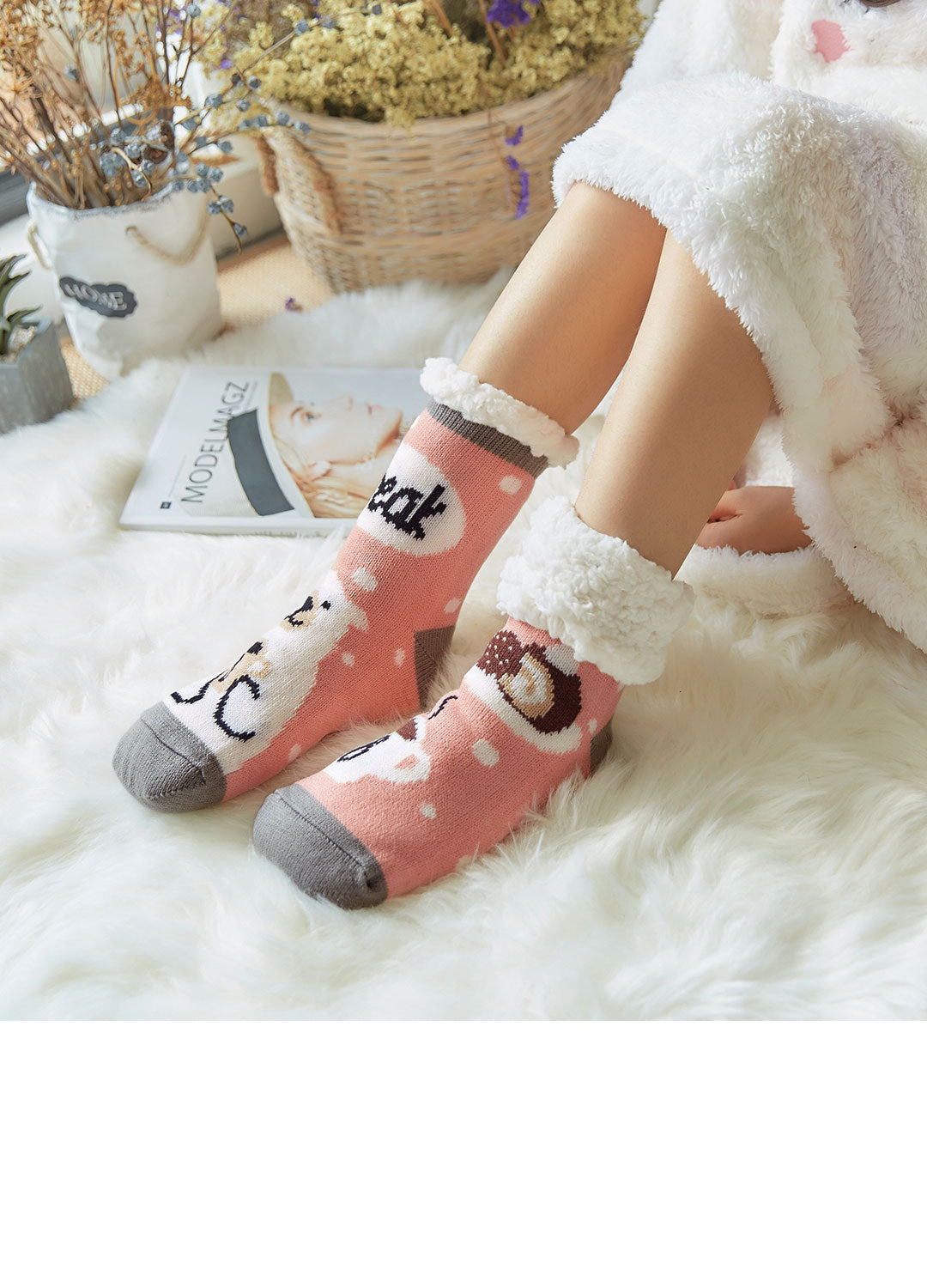 LOFIR 88218-PK bear-1 pack funny socks