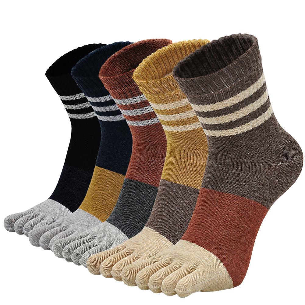 LOFIR 89035-MX-5 pack toe socks