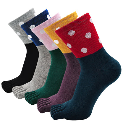 LOFIR 89037-MX-5 pack toe socks