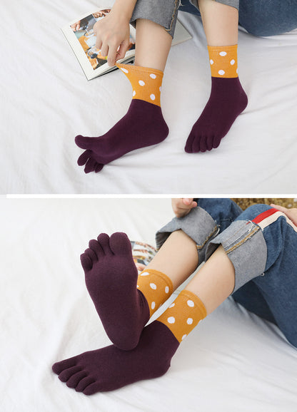 LOFIR 89037-MX-5 pack toe socks