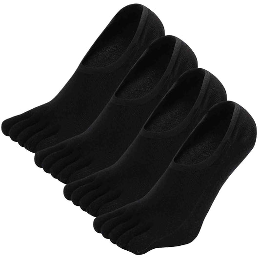 LOFIR MT3204-BK-4 Pack toe socks