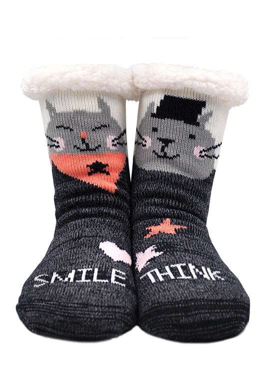 LOFIR 88218-GY cat-1 pack funny socks